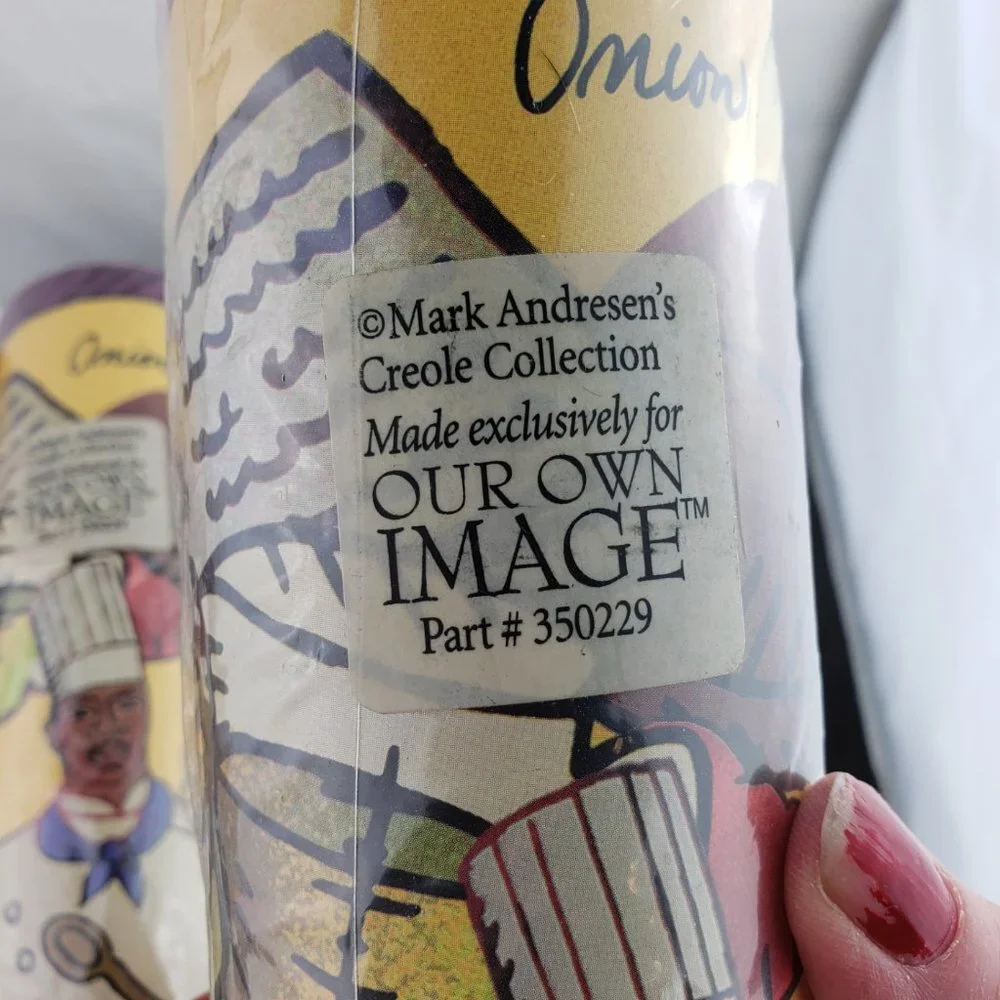 Our Own Image Mark Andresen's Creole Collection Chef Borders Set of Four NWT